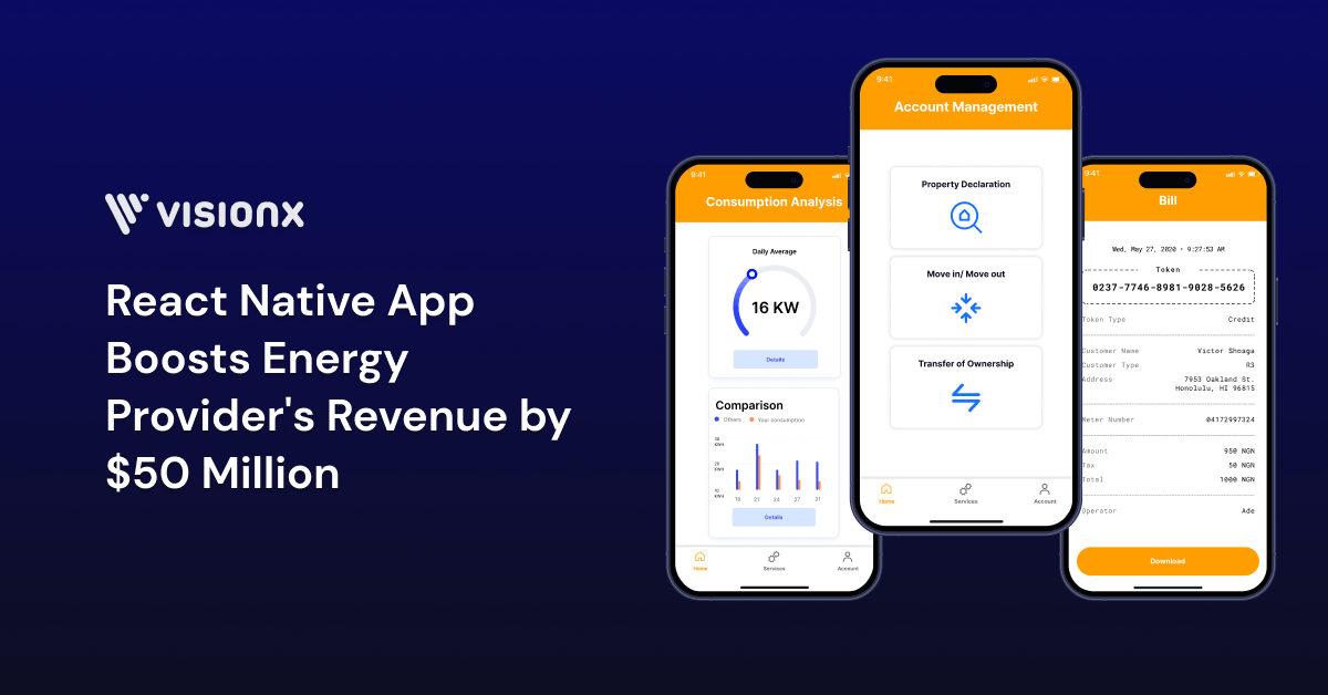 React Native app boost energy