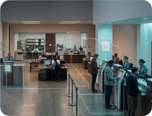 VisionX AI layer connecting public services