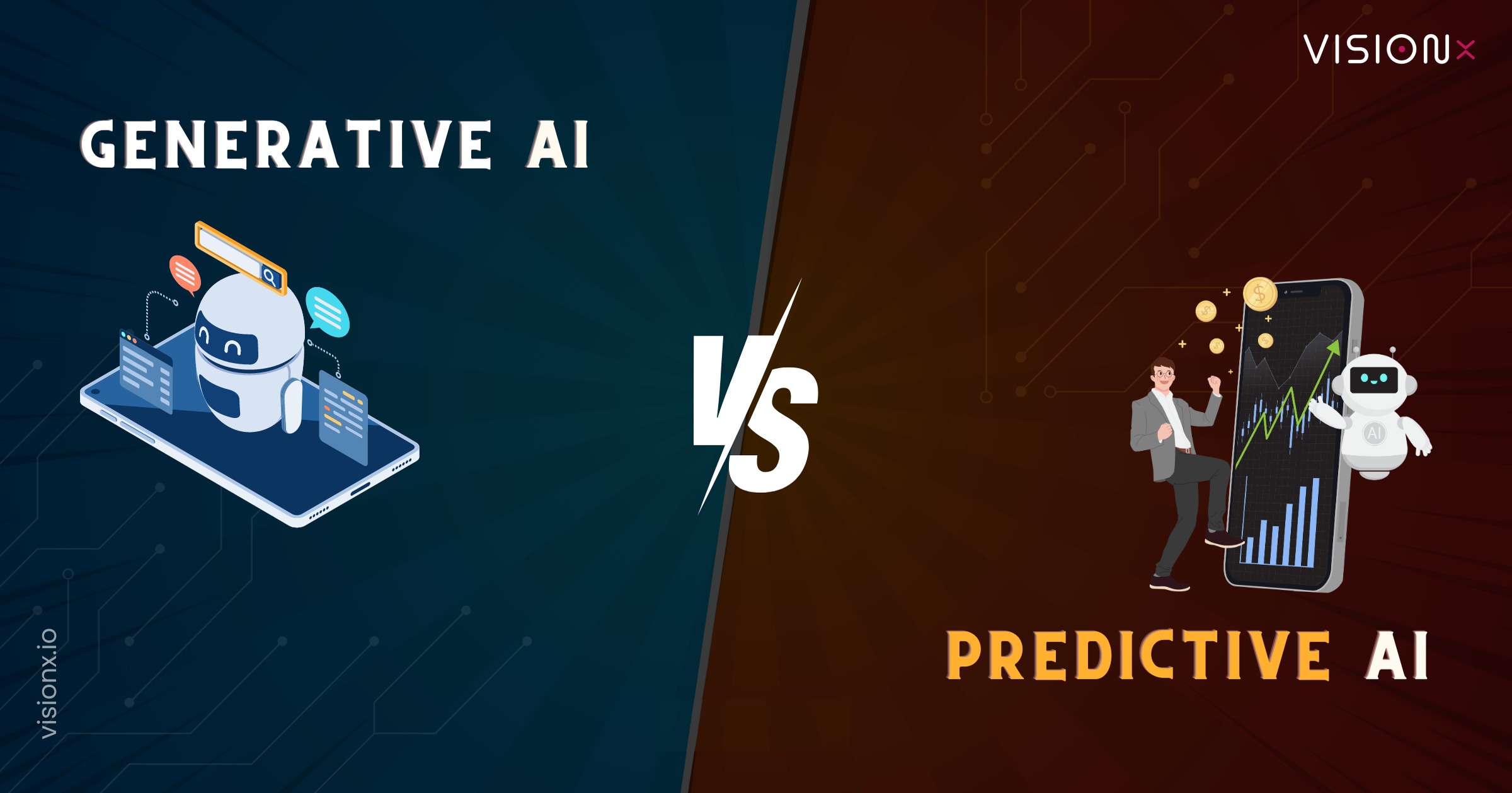 Generative AI vs. Predictive AI in the Age of Innovation